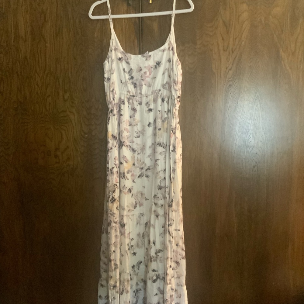 Chic Floral Print Maxi Sundress - Picture 2 of 2
